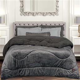 ΚΟΥΒΕΡΤΟΠΑΠΛΩΜΑ ΥΠΕΡΔΙΠΛΟ (220X240) ESSENTIAL 3956 GREY GREENWICH POLO CLUB