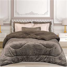 ΚΟΥΒΕΡΤΟΠΑΠΛΩΜΑ ΥΠΕΡΔΙΠΛΟ (220X240) ESSENTIAL 3958 TAUPE GREENWICH POLO CLUB