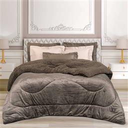 ΚΟΥΒΕΡΤΟΠΑΠΛΩΜΑ ΥΠΕΡΔΙΠΛΟ 3958 TAUPE 220X240CM GREENWICH POLO CLUB