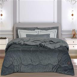 ΚΟΥΒΕΡΤΟΠΑΠΛΩΜΑ KING SIZE (240X250) ESSENTIAL 3954 GREY GREENWICH POLO CLUB