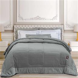 ΚΟΥΒΕΡΤΟΠΑΠΛΩΜΑ KING SIZE (240X250) ESSENTIAL 3967 GREY GREENWICH POLO CLUB