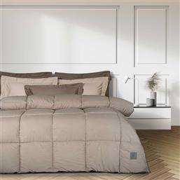 ΠΑΠΛΩΜΑ ΥΠΕΡΔΙΠΛΟ ESSENTIAL 4445 TAUPE 220Χ240CM GREENWICH POLO CLUB