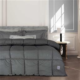 ΠΑΠΛΩΜΑ ΥΠΕΡΔΙΠΛΟ ESSENTIAL 4447 DARK GREY 220Χ240CM GREENWICH POLO CLUB