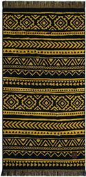 ΠΕΤΣΕΤΑ ΘΑΛΑΣΣΗΣ 3830 BLACK/OCHRE (90Χ170CM) GREENWICH POLO CLUB