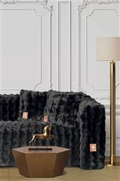 ΡΙΧΤΑΡΙ ΔΙΘΕΣΙΟΥ ΚΑΝΑΠΕ RABBIT FAUX FUR ''3937'' 180 X 300 CM - 206183003938 ΜΑΥΡΟ GREENWICH POLO CLUB