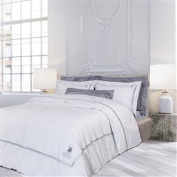 ΣΕΝΤΟΝΙΑ KING SIZE 2127 ΛΕΥΚΟ ΣΕΤ 4 ΤΜΧ ΧΩΡΙΣ ΛΑΣΤΙΧΟ (270X280CM) GREENWICH POLO CLUB