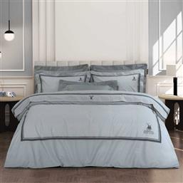 ΣΕΝΤΟΝΙΑ KING SIZE 2175 ΓΚΡΙ ΣΕΤ 4 ΤΜΧ ΧΩΡΙΣ ΛΑΣΤΙΧΟ (270X280CM) GREENWICH POLO CLUB