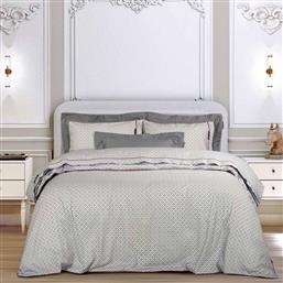 ΣΕΝΤΟΝΙΑ KING SIZE 2267 BEIGE/GREY ΣΕΤ 4ΤΜΧ ΧΩΡΙΣ ΛΑΣΤΙΧΟ (260X280CM) GREENWICH POLO CLUB