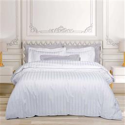 ΣΕΝΤΟΝΙΑ KING SIZE 2271 ΛΕΥΚΟ ΣΕΤ 4 ΤΜΧ ΧΩΡΙΣ ΛΑΣΤΙΧΟ (270X280CM) GREENWICH POLO CLUB