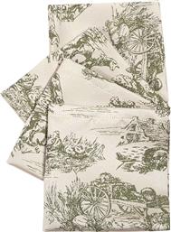 ΣΕΤ 4ΤΜΧ ΠΕΤΣΕΤΕΣ ΚΟΥΖΙΝΑΣ POLYESTER 40X40ΕΚ. ESSENTIAL 3015 ECRU-OLIVE (ΥΦΑΣΜΑ: POLYESTER, ΧΡΩΜΑ: ΛΑΔΙ) - - 227440403015 GREENWICH POLO CLUB