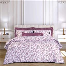 ΣΕΤ ΠΑΠΛΩΜΑΤΟΘΗΚΗ ΥΠΕΡΔΙΠΛΗ ESSENTIAL 2363 NUDE/WHITE (220X240CM) GREENWICH POLO CLUB