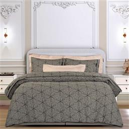 ΣΕΤ ΠΑΠΛΩΜΑΤΟΘΗΚΗ ΥΠΕΡΔΙΠΛΗ ESSENTIAL 2366 BEIGE/BLACK (220X240CM) GREENWICH POLO CLUB