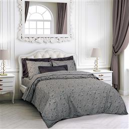ΣΕΤ ΠΑΠΛΩΜΑΤΟΘΗΚΗ ΥΠΕΡΔΙΠΛΗ ESSENTIAL 2367 DARK TAUPE (220X240CM) GREENWICH POLO CLUB