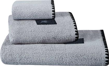 ΣΕΤ ΠΕΤΣΕΤΕΣ ESSENTIAL 4110 GREY 3ΤΜΧ (30X50CM-50X90CM-70X140CM) GREENWICH POLO CLUB