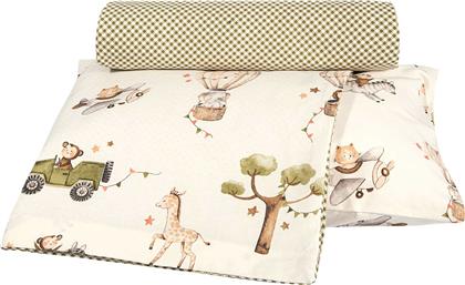 ΣΕΤ ΣΕΝΤΟΝΙΑ ΒΑΜΒΑΚΕΡΑ ΚΟΥΝΙΑΣ 130X170ΕΚ. ESSENTIAL 8860 IVORY-OLIVE GREEN (ΥΦΑΣΜΑ: ΒΑΜΒΑΚΙ 100%, ΤΥΠΟΣ ΚΑΤΩΣΕΝΤΟΝΟΥ: ΧΩΡΙΣ ΛΑΣΤΙΧΟ, ΧΡΩΜΑ: ΙΒΟΥΑΡ, ΜΕΓΕΘΟΣ: ΣΕΤ) - - 232111108860 GREENWICH POLO CLUB