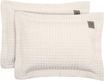 ΖΕΥΓΟΣ ΜΑΞΙΛΑΡΟΘΗΚΕΣ MICROFIBER 50X70+7ΕΚ. ΜΕ ΚΕΝΤΗΜΑ CLASSIC 4429 IVORY (ΥΦΑΣΜΑ: MICROFIBER, ΧΡΩΜΑ: ΙΒΟΥΑΡ) - - 233507004429 GREENWICH POLO CLUB