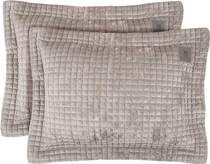 ΖΕΥΓΟΣ ΜΑΞΙΛΑΡΟΘΗΚΕΣ MICROFIBER 50X70+7ΕΚ. ΜΕ ΚΕΝΤΗΜΑ CLASSIC 4432 TAUPE (ΥΦΑΣΜΑ: MICROFIBER, ΧΡΩΜΑ: TAUPE) - - 233507004432 GREENWICH POLO CLUB
