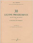 GRIMOIN ALAIN - 30 LECONS PROGRESSIVES DE LECTURE DE NOTES ET DE SOLFEGE VOL. 3A