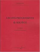 GRIMOIN ALAIN - LECONS PROGRESSIVES DE SOLFEGE VOL.2