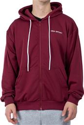 SPORT HOODIE JACKET (BRUSHED) 28-1405-OXBLOOD ΜΠΟΡΝΤΟ GSA