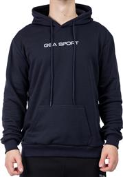 SPORT LOGO HOODIE (BRUSHED) 28-1404-BLUE MARINE ΜΠΛΕ GSA