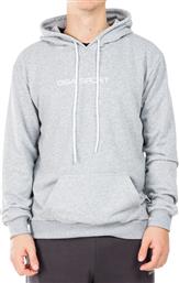 SPORT LOGO HOODIE (BRUSHED) 28-1404-GREY MELANGE ΓΚΡΙ GSA