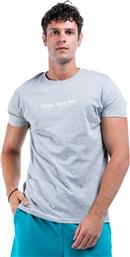 SPORT LOGO T-SHIRT 28-1401-05 GRAY MEL. ΓΚΡΙ GSA