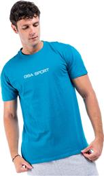 SPORT LOGO T-SHIRT 28-1401-45 PETROL ΠΕΤΡΟΛ GSA