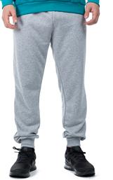 SPORT REGULAR FITCOTTON JOGGERS (BRUSHED) 28-1409-GREY MELANGE ΓΚΡΙ GSA