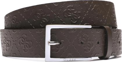 ΑΝΔΡΙΚΗ ΔΕΡΜΑΤΙΝΗ ΖΩΝΗ VEZZOLA LEATHER BELT BM7783P3435-BRO ΚΑΦΕ GUESS