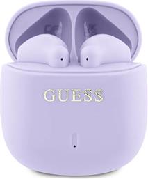 ΑΣΥΡΜΑΤΑ IN-EAR ΑΚΟΥΣΤΙΚΑ PRINTED CLASSIC LOGO ΧΡΩΜΑ: ΜΟΒ GUESS