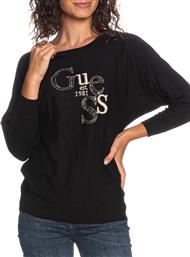 BAT SLEEVE KASSIDY LOGO SWTR ΠΛΕΚΤΟ ΓΥΝΑΙΚΕΙΟ GUESS