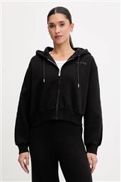 ΜΠΛΟΥΖΑ AELIA ΧΡΩΜΑ: ΜΑΥΡΟ, ΜΕ ΚΟΥΚΟΥΛΑ, V5BQ11 KB681 GUESS