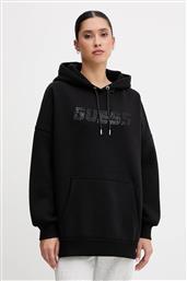 ΜΠΛΟΥΖΑ AELIA ΧΡΩΜΑ: ΜΑΥΡΟ, ΜΕ ΚΟΥΚΟΥΛΑ, V5BQ12 KB681 GUESS