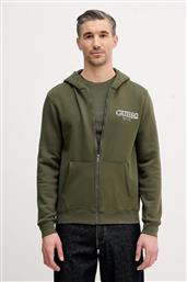 ΜΠΛΟΥΖΑ ΧΡΩΜΑ: ΠΡΑΣΙΝΟ, ΜΕ ΚΟΥΚΟΥΛΑ, M5BQ48 K9Z21 GUESS