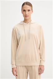 ΜΠΛΟΥΖΑ COUTURE ΧΡΩΜΑ: ΜΠΕΖ, ΜΕ ΚΟΥΚΟΥΛΑ, V4RQ25 K0232 GUESS