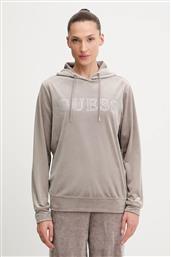 ΜΠΛΟΥΖΑ COUTURE ΧΡΩΜΑ: ΜΠΕΖ, ΜΕ ΚΟΥΚΟΥΛΑ, V4RQ25 K0232 GUESS