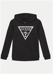 ΜΠΛΟΥΖΑ J83Q14 KAUG0 ΜΑΥΡΟ REGULAR FIT GUESS