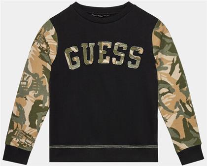 ΜΠΛΟΥΖΑ L4RQ02 KA6R3 ΜΑΥΡΟ REGULAR FIT GUESS