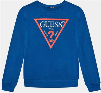 ΜΠΛΟΥΖΑ L73Q09 KAUG0 ΜΠΛΕ REGULAR FIT GUESS από το MODIVO