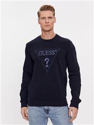 ΜΠΛΟΥΖΑ STITCHED M4RQ15 KBK32 ΣΚΟΥΡΟ ΜΠΛΕ REGULAR FIT GUESS