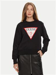 ΜΠΛΟΥΖΑ W2YQ16 KBA11 ΜΑΥΡΟ REGULAR FIT GUESS