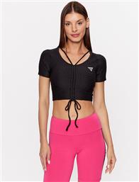 ΜΠΛΟΥΖΑΚΙ DELMA V3GP09 KBOA2 ΜΑΥΡΟ REGULAR FIT GUESS
