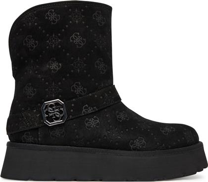 ΜΠΟΤΕΣ ΧΙΟΝΙΟΥ FLFDOL ESU10 ΜΑΥΡΟ GUESS