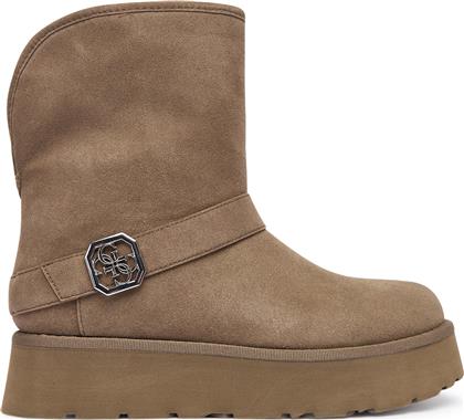 ΜΠΟΤΕΣ ΧΙΟΝΙΟΥ FLFDOL ESU10 ΠΡΑΣΙΝΟ GUESS