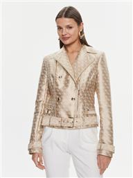 ΜΠΟΥΦΑΝ ΑΠΟ ΑΠΟΜΙΜΗΣΗ ΔΕΡΜΑΤΟΣ OLIVIA MOTO JACKET W3YL25 WFIR2 ΜΠΕΖ REGULAR FIT GUESS