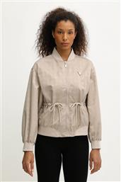 ΜΠΟΥΦΑΝ BOMBER AOP ΧΡΩΜΑ: ΜΠΕΖ, V5YL11 WHFU0 GUESS