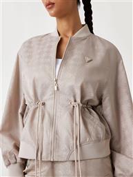 ΜΠΟΥΦΑΝ BOMBER ΜΕ ΛΟΓΟΤΥΠΟ 4G - ΜΠΕΖ GUESS