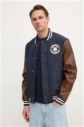 ΜΠΟΥΦΑΝ BOMBER VARSITY ΑΝΔΡΙΚΑ, ΧΡΩΜΑ: ΝΑΥΤΙΚΟ ΜΠΛΕ, M5RL19 WGU82 GUESS