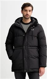 ΜΠΟΥΦΑΝ ΜΕ ΕΠΕΝΔΥΣΗ ΑΠΟ ΠΟΥΠΟΥΛΑ ΧΡΩΜΑ: ΜΑΥΡΟ, M5BL0O W3282 GUESS